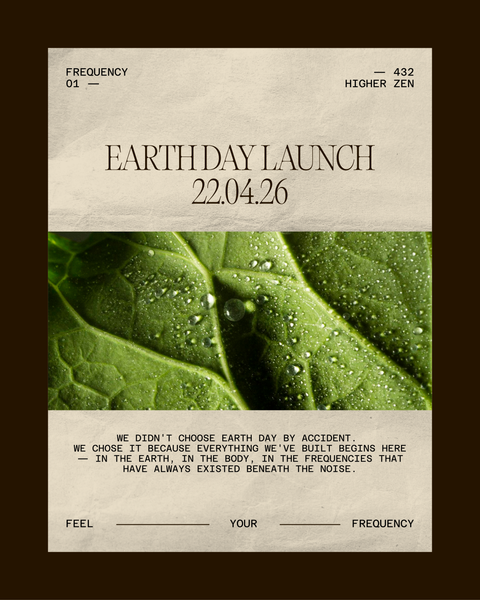 Launching on Earth Day. A return to what’s real.
