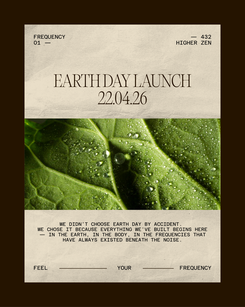 Launching on Earth Day. A return to what’s real.